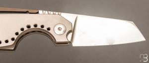 Couteau coupe-cigare  " Monster " par Thierry Savidan - Titane et RWL-34