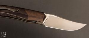   Couteau " custom " de Berthelemy Gabriel - La Forge Agab - Micarta WWII et RWL34