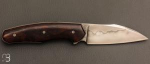  Couteau " custom " pliant de David Lespect - Ironwood et C105