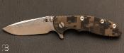 Couteau custom XM-18 Flipper Spanto Digital Camo par Rick Hinderer