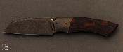 Couteau custom bois de fer de Berthelemy Gabriel - La Forge Agab