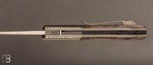 Couteau  "  custom " bouleau et RWL34 de Berthelemy Gabriel - La Forge Agab