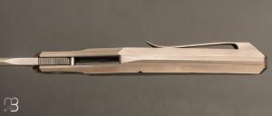    Couteau " custom frame-lock " de Berthelemy Gabriel - La Forge Agab - Titane et RWL34