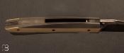 Couteau " custom frame-lock Titane " de Berthelemy Gabriel - La Forge Agab