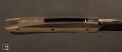 Couteau " custom frame-lock Titane " de Berthelemy Gabriel - La Forge Agab