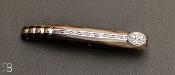 Couteau de collection Laguiole 13 cm Corne blonde par Jean-Michel Cayron