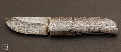  Couteau de collection full damas par Grard Doursin