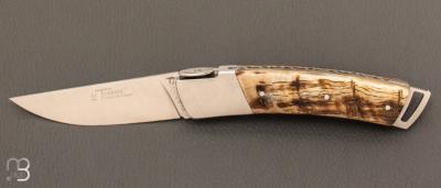 Gentleman Le Thiers folding pocket knife Ram horn