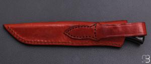   Couteau droit par Éric Parmentier - G10 et niolox