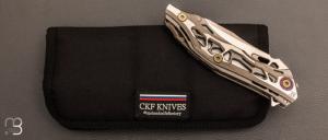 Couteau "  DCPT Tano " Titanium - M390 par CKF Knives et Aleksey Konygin