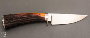   Couteau " Hunter " fixe de Scott Gallagher - Cerf sambar et 80CrV2
