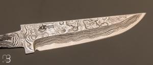 Lame nordique "Scandinavian Damascus" à monter par Kaj EMBRETSEN