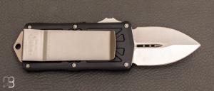 Couteau automatique Microtech - Exocet Stonewash Standard - 157-10