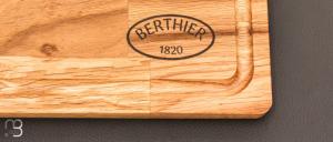 Planche en chêne avec rigole 39 x 29 cm " Berthier 1820 "
