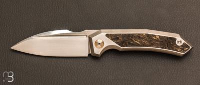Couteau Speartak framelock insert custom de GTKnives - Thomas Gony