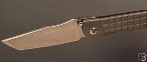    Couteau  " Umnumzaan Tanto Monkey Edge Frag Pattern " de Chris Reeve