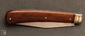 Couteau de poche Jacknife en micarta par Mathieu Herrero