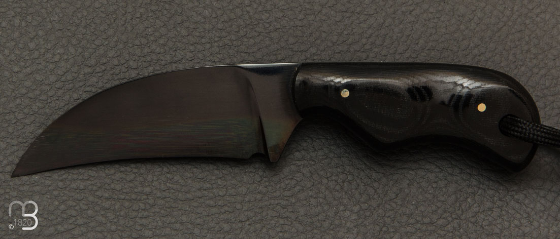 Couteau de cou Beclek custom par Fred Perrin