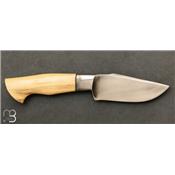 Boxwood Integral fixed blade knife