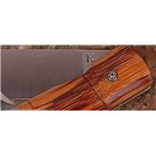 Entretoise knife Bamboo-shape carved handle