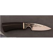 Buffalo horn Bocosto fixed blade knife.