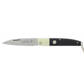 Couteau de poche Juma Noir mitre blanche HB_64219