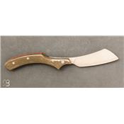 Couteau Phasme par la coutellerie Savignac - Micarta Vert