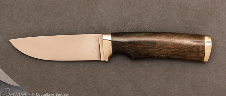 Karelian birch UD-01 fixed-blade knife n°1