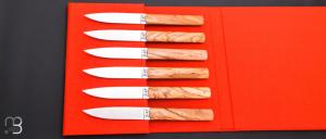  Coffret de 6 couteaux de table 9.47 par Perceval - Olivier