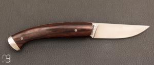  Couteau  "  1515 " par Manu Laplace - Bois de fer et lame acier inoxydable 12C27