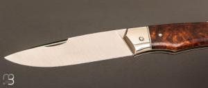   Couteau " 1820 2 pièces " custom par Mathieu Herrero - Bois de fer et lame en 14C28N