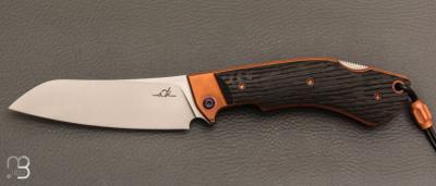    Couteau " 4 doigts " lock-back par Albin Deloison - Morta et RWL34