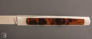   Couteau " APEX " custom de Lionel Lalague - Bois de fer et RWL34