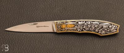 Couteau "Abeille" custom par Tim Herman