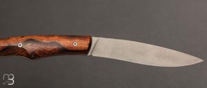   Couteau " Amorce " de Alexandre VALLET - Bois de fer et 14c28n