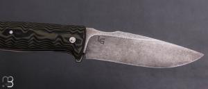    Couteau " Apocalypto " par Pierre Henri Monnet et Laurent Gaillard - G10 et 90McV8