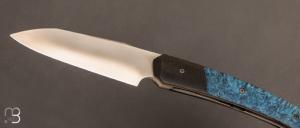  Couteau " Ardea " érable stabilisé et RWL-34 par Olivier Lamy