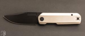   Couteau " Avid 1 " par Vero Engineering - Bright Titanium et S45VN