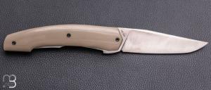   Couteau " Axiome" de Lucas Gilbert - Atelier Fèvre - G10 et lame en 14C28