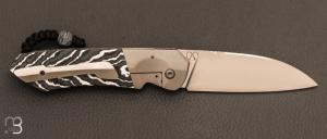  Couteau  "  Balrog S  " bolster lock par Florian Keller - Fatcarbon