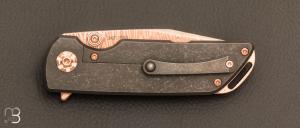  Couteau Böker Solingen -  M4 Sherman Damast Rosé gold - 110118DAM