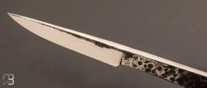 Couteau " Brut de forge " droit par La Bonne Trempe - XC75