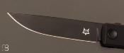 Couteau " CHNOPS " de poche Fox - Aluminium noir - FX.543ALB