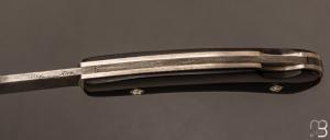  Couteau " Damascus Engraved Lockback " par Tommy Lee