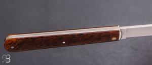   Couteau " Effilé"  par Adrien Vautrin - Micarta Vintage et 14c28n