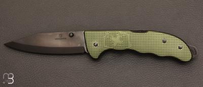 Couteau  " Evoke BSH Alox Olive " Suisse Victorinox - 0.9415.DS24