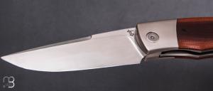    Couteau " Front-flipper " par Stephen Taillandier - Micarta et RWL34
