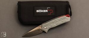  Couteau Böker Plus Gemtek G10 et acier D2 - 01BO553