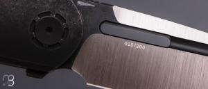    Couteau " Hull WE24046-1 - 025/200 " WE KNIFE - Blackwashed Titanium et Böhler M390