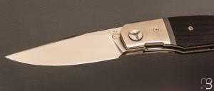   Couteau " Kaïlash " custom de Michel Grini - Morta stabilisé et Elmax